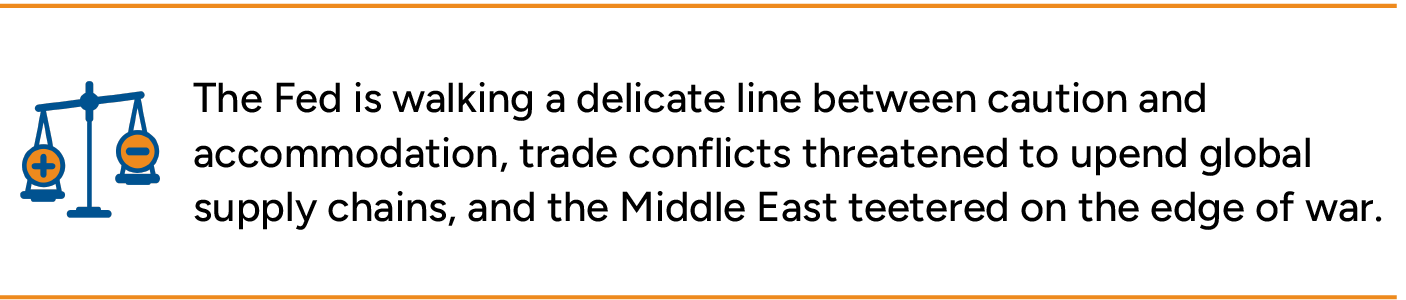 fed is walking delicate line